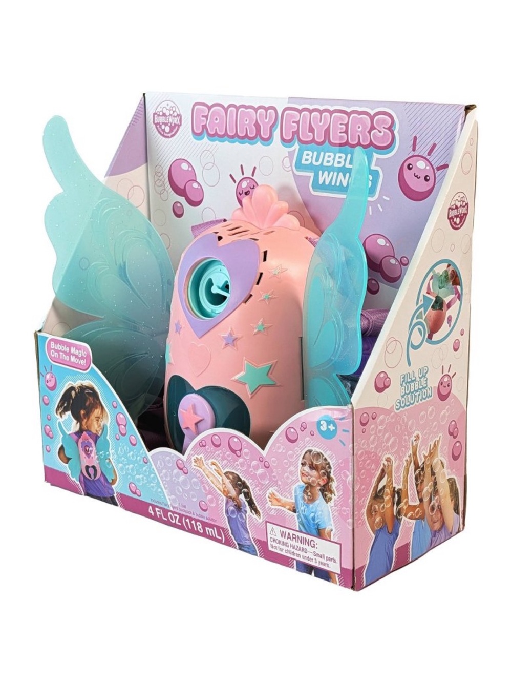 Target Fairy Flyers Bubble Wings - Pink & Aqua